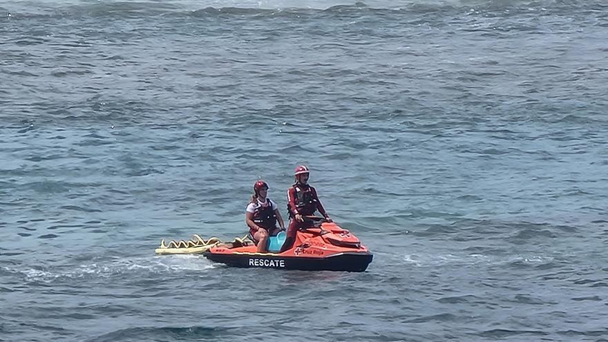 Aviso de tiburón en Las Canteras