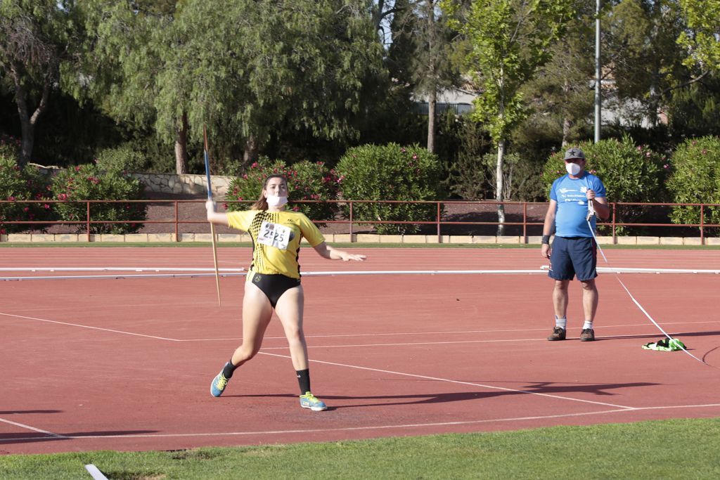 Campeonato regional de atletismo. Primera jornada