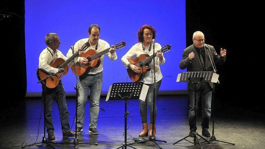 Una de las actuaciones en el concierto de homenaje a Vicente Díaz.