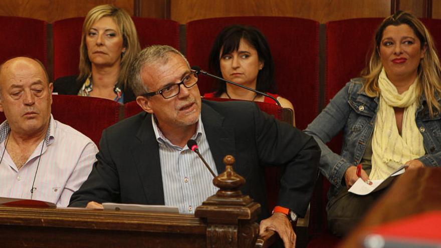 Jorge Sedano durante una intervención en un pleno.