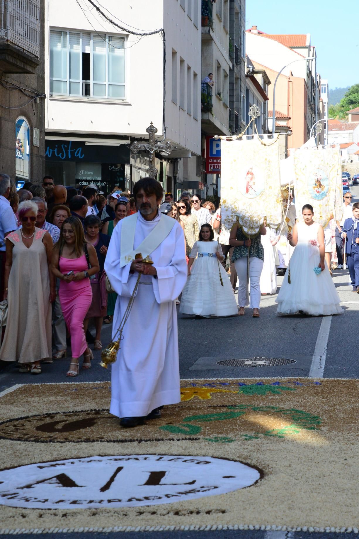 La procesión del Corpus en Bueu