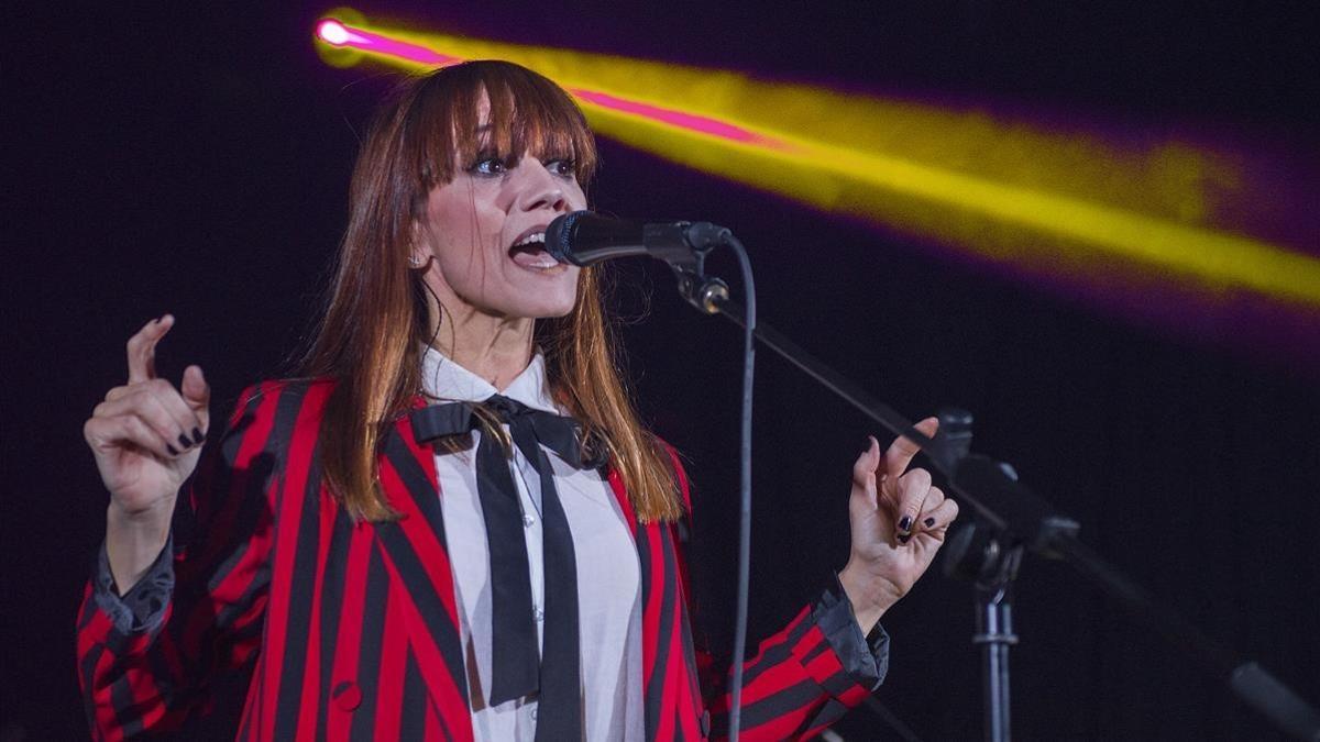 Ana Fernández-Villaverde, en el concierto de La Bien Querida en Apolo