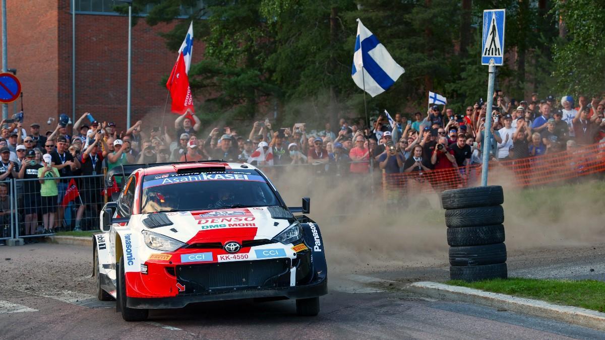 Kalle Rovanperä, durante la primera jornada del Rally de Finlandia