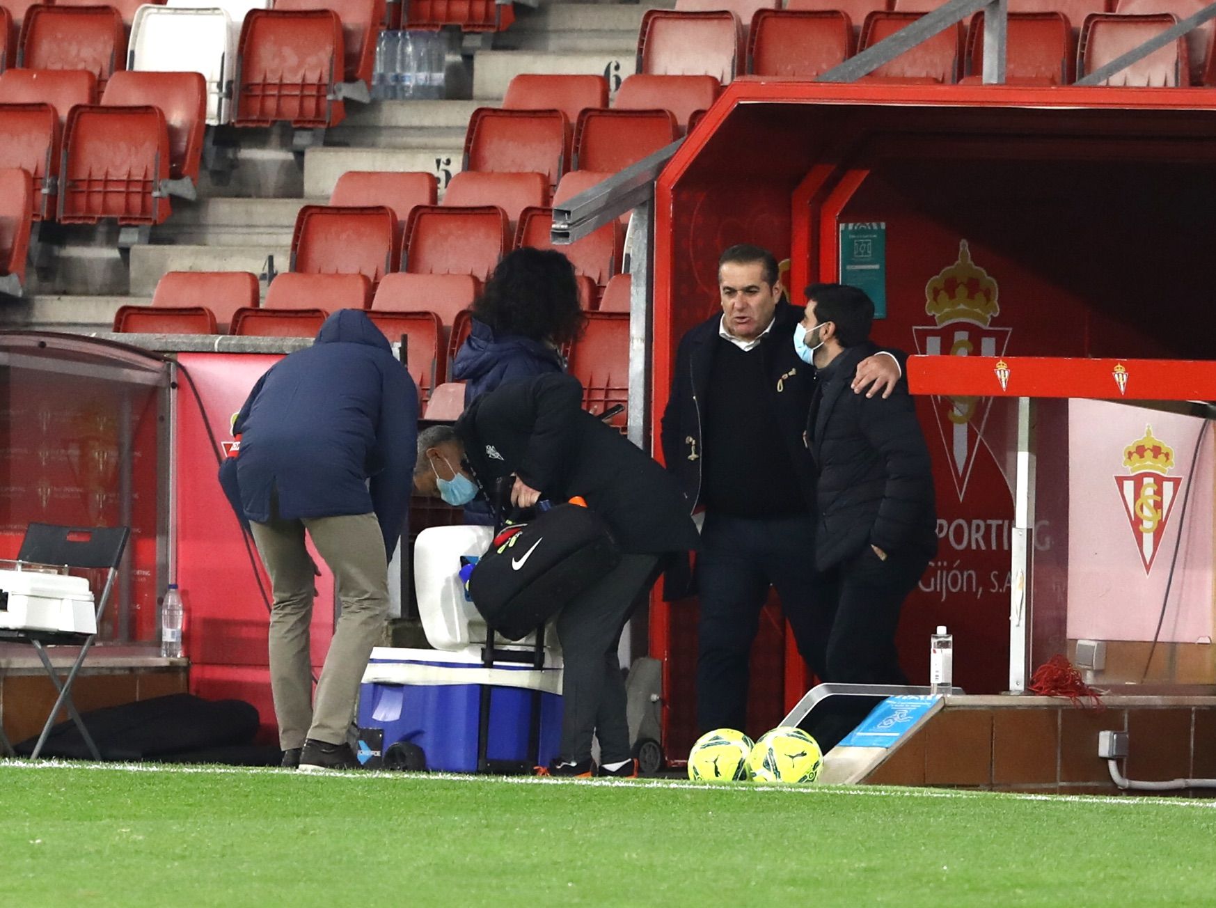 El Sporting-Fuenlabrada, en imágenes