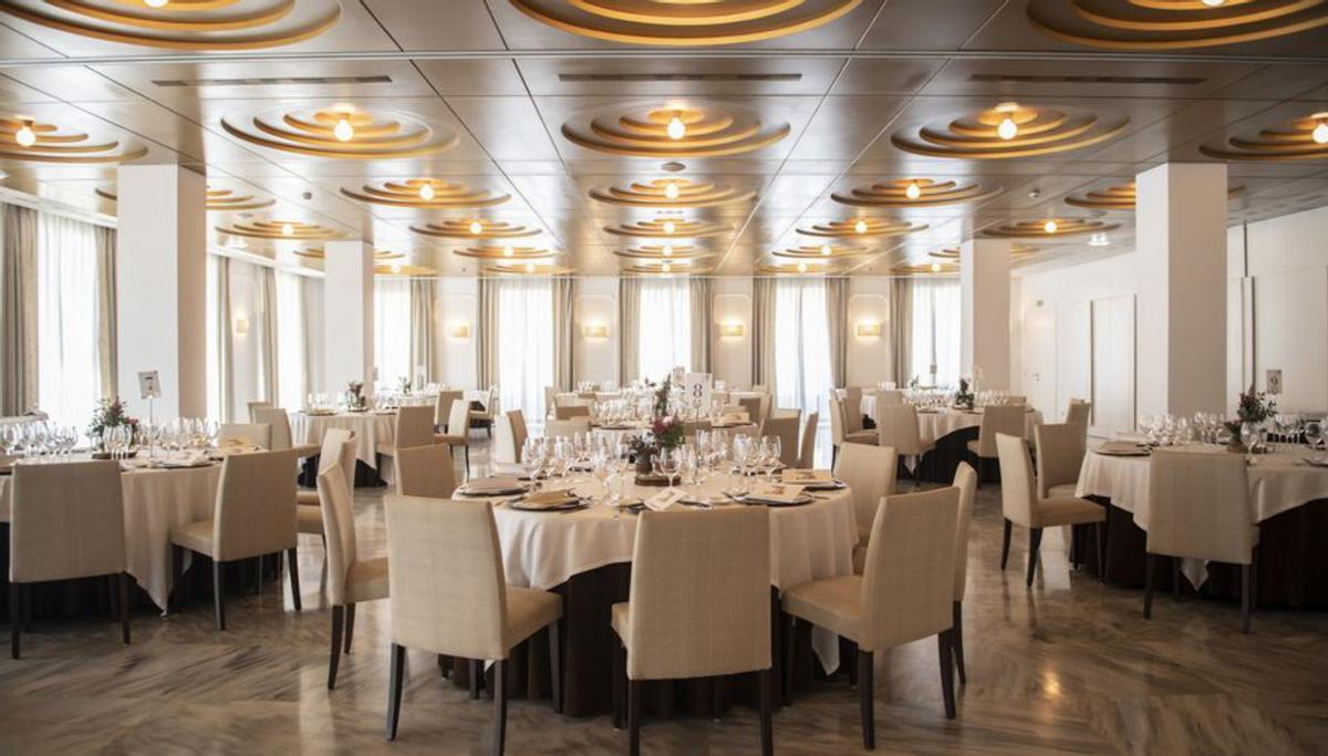 Vista del Salón Priorio, donde será la gala el día 15. | Cedida a Lne
