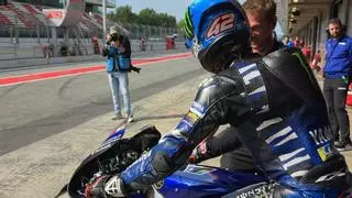 MotoGP vuelve a la acción en el test de Barcelona, aún con el susto en el cuerpo. Y accidente de Martín