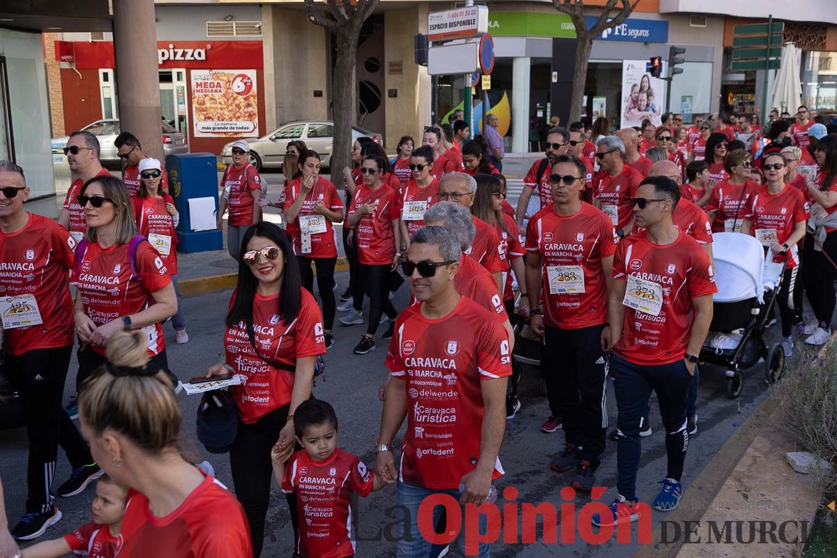 Marcha de la ONG Delwende en Caravaca