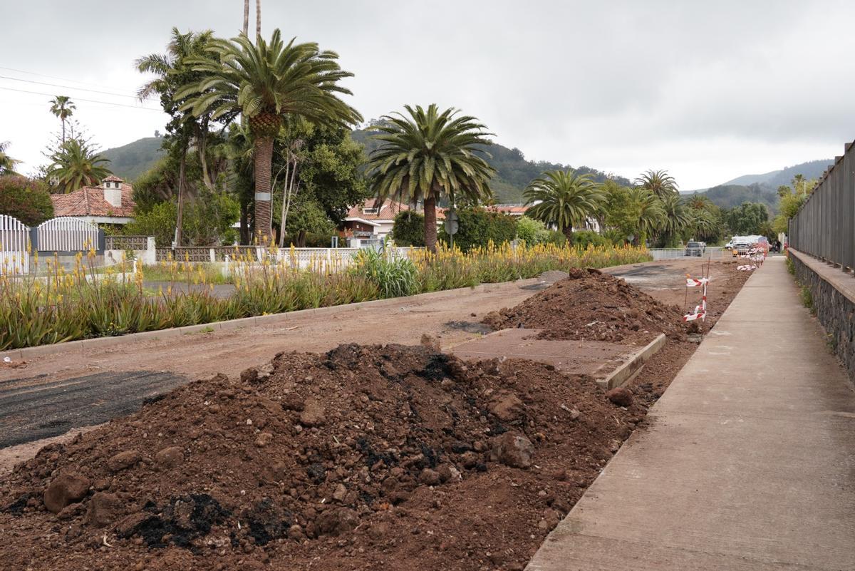 Trabajos de mejora y acondicionamiento en un terreno anexo al parque La Vega