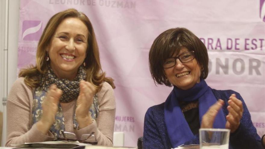 Ángeles Mora, en el maratón de poesía Leonor de Guzmán