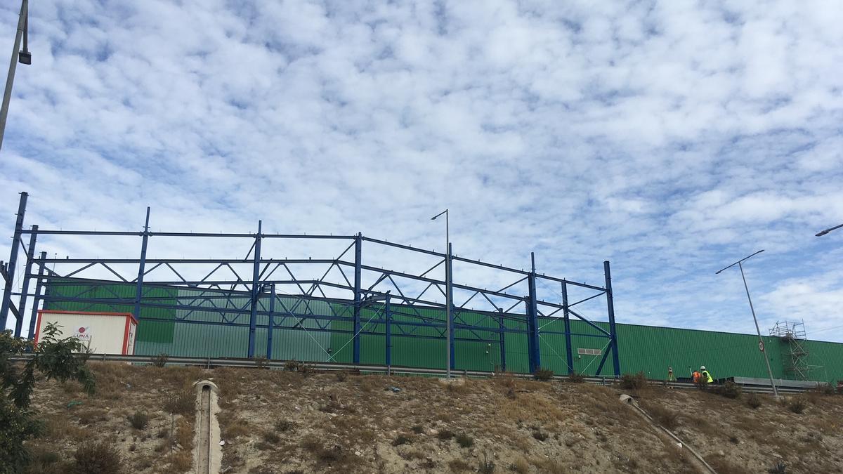 Obras de ampliación de la planta de basuras de El Campello