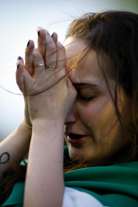 La afición del Chapecoense despide a sus héroes