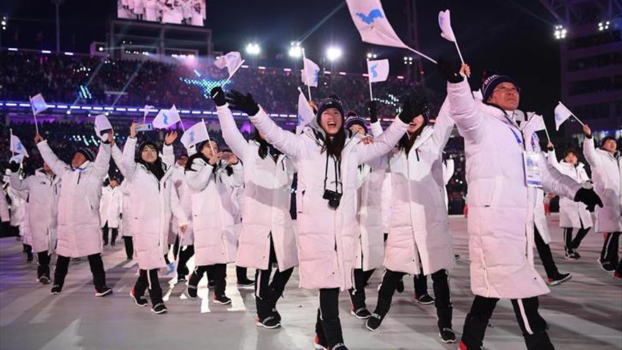 Emotiva ceremonia de apertura en Pyeongchang