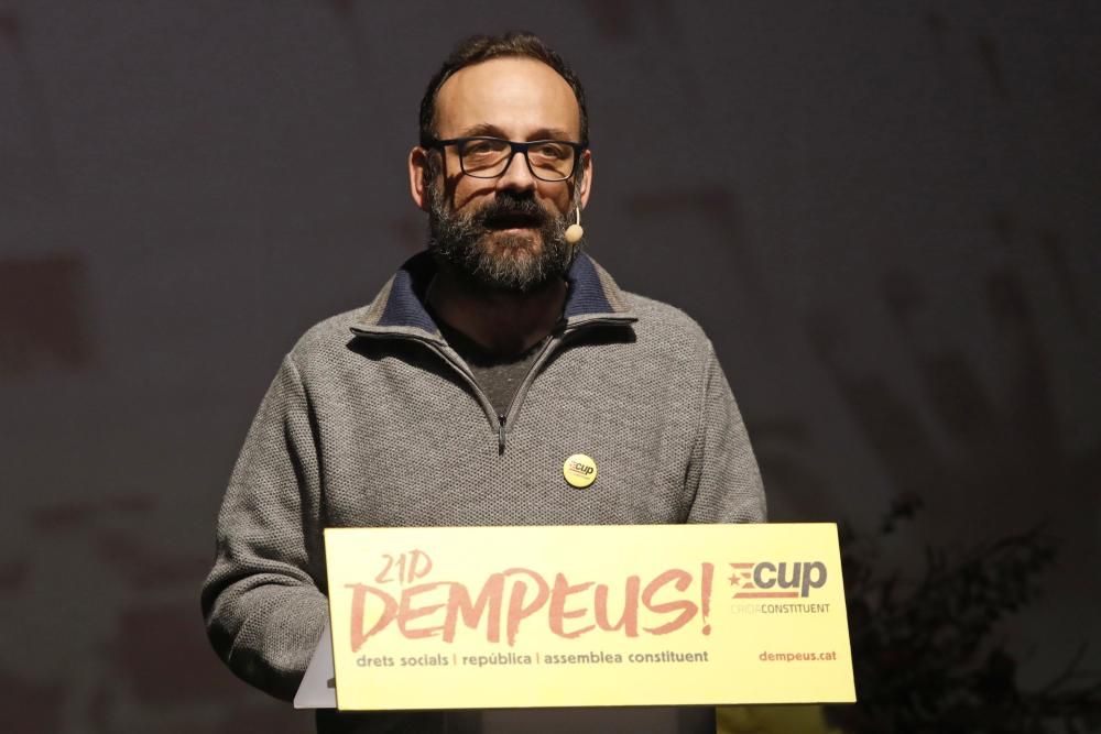 Acte electoral de la CUP a Girona