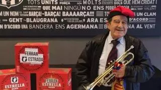 Mor Ferran Estrada, el trompetista amb barretina del Barça que sempre va voler ser president