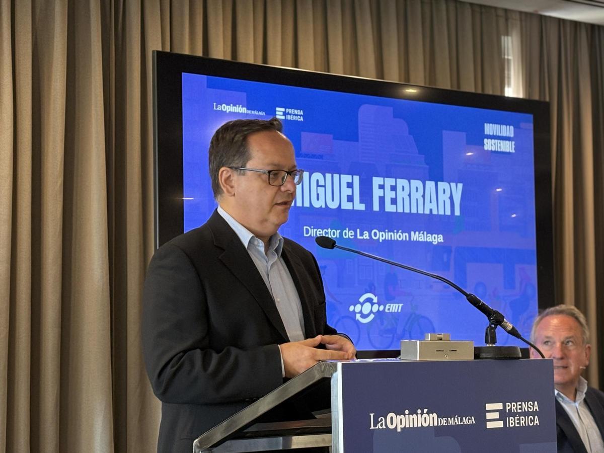 Miguel Ferrary, director de La Opinión de Málaga, clausuró el acto