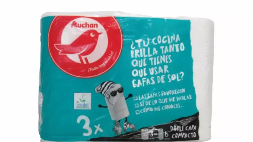 El papel de cocina de Auchan es el ganador.