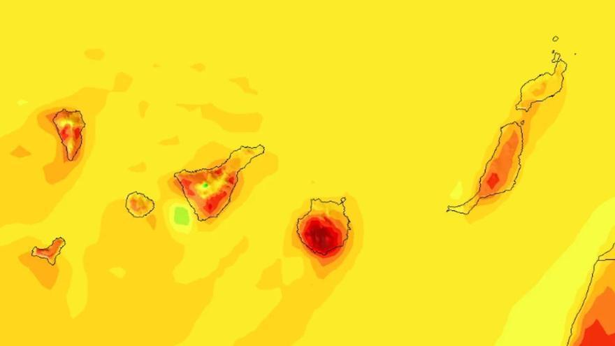 Gran Canaria lidera las temperaturas en Canarias con hasta 38 grados y noches sofocantes