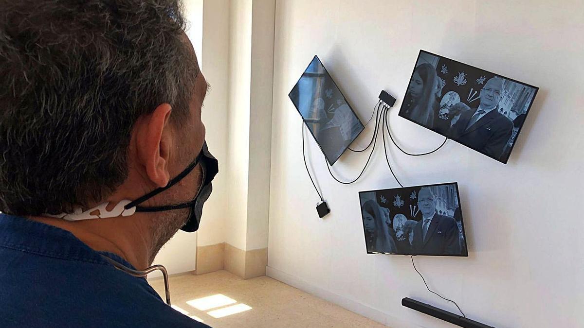 En la sala del Faro de la Mola también se puede ver una vídeo instalación de Aldea.