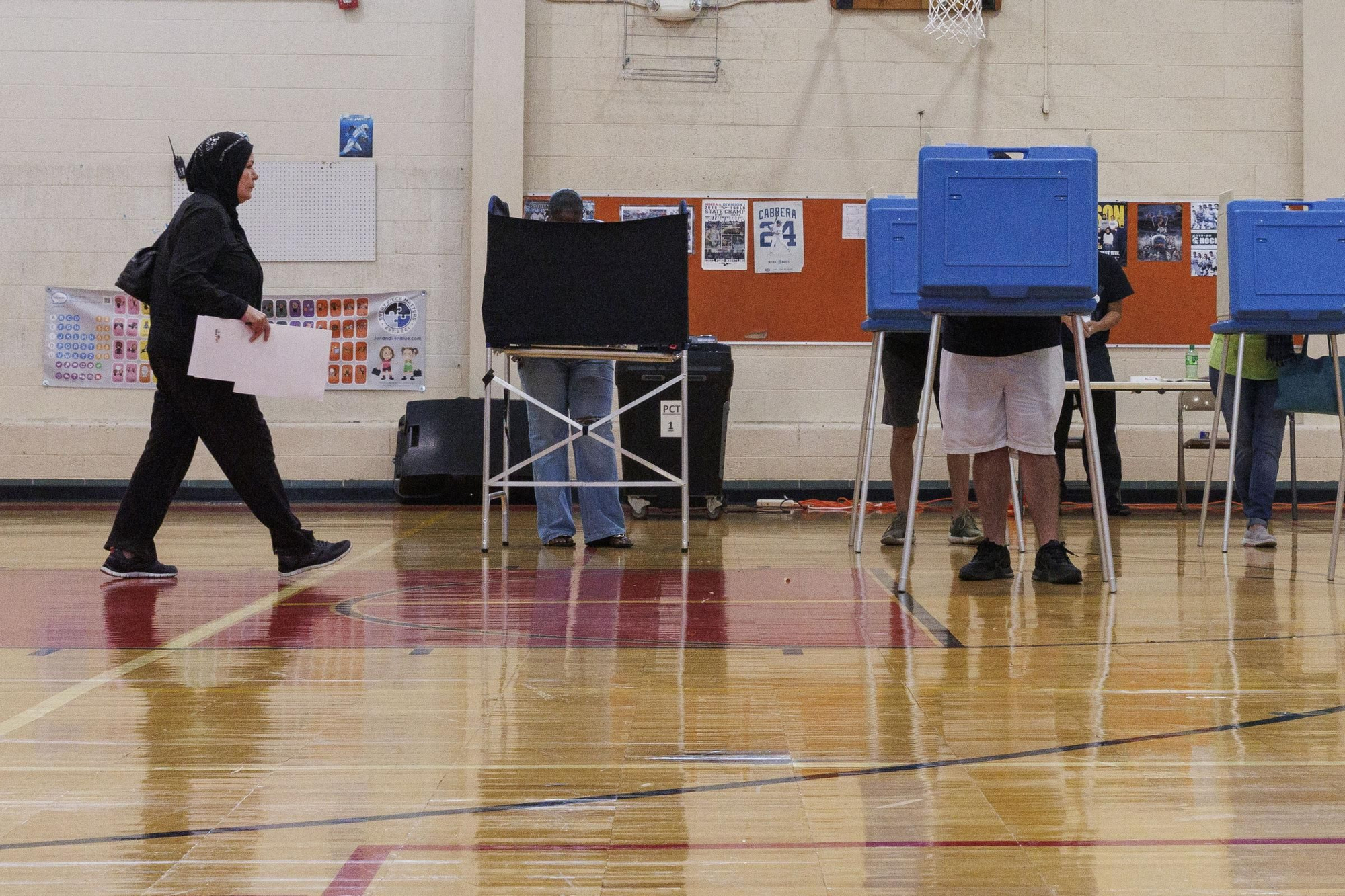 La jornada electoral en Estados Unidos, en imágenes