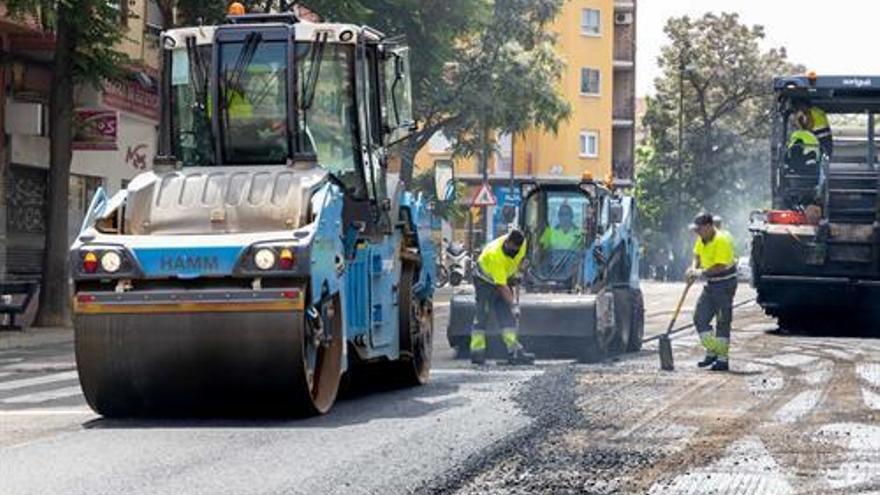 La segunda fase del plan de asfaltado llega esta semana a seis distritos más de Zaragoza