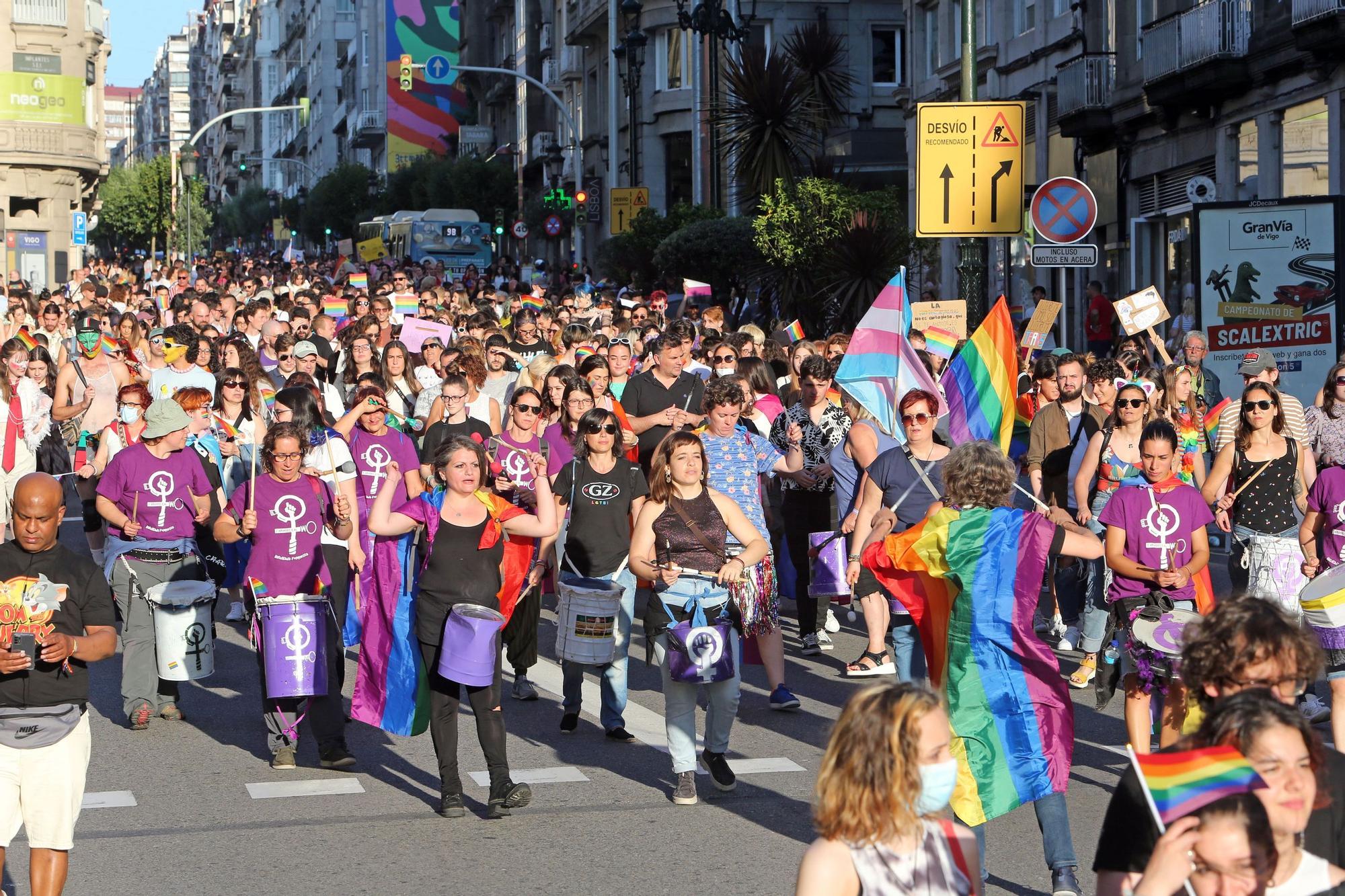 Paso firme en defensa de los derechos LGTBI en Vigo