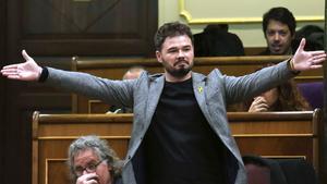 Así ha sido la expulsión de Gabriel Rufián del Hemiciclo