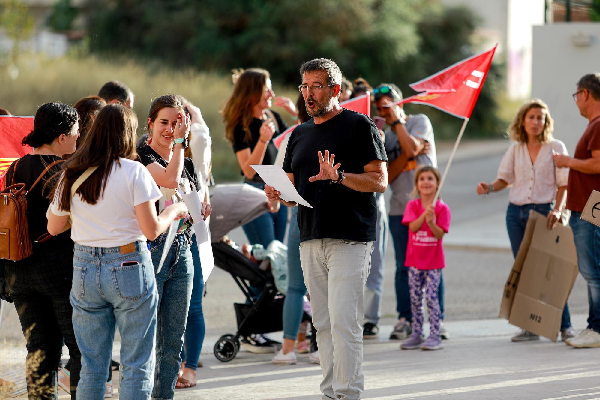 Protesta de las educadoras de infantil de 0 a 3 años en Ibiza