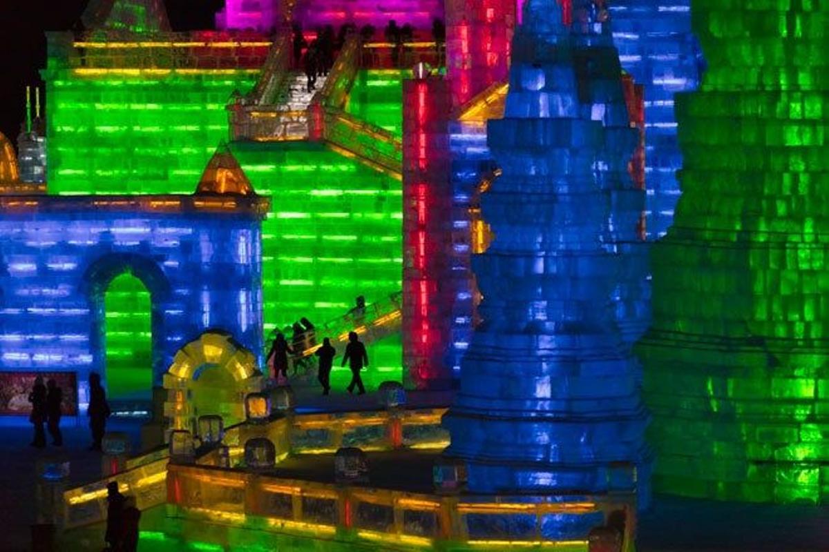 Festival de Esculturas de Nieve y Hielo de Harbin (China)