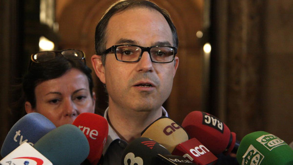 Jordi Turull en el Parlament, el pasado marzo