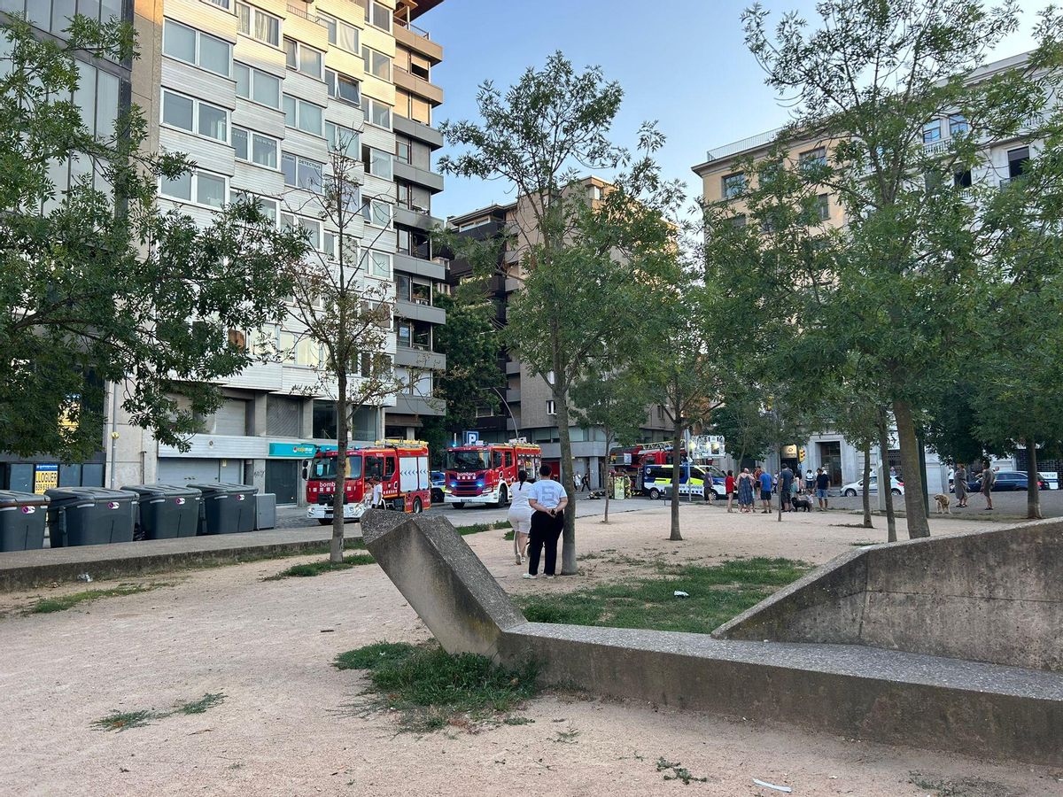 S'han desplaçat fins al lloc 3 dotacions de bombers i la Policia Municipal.