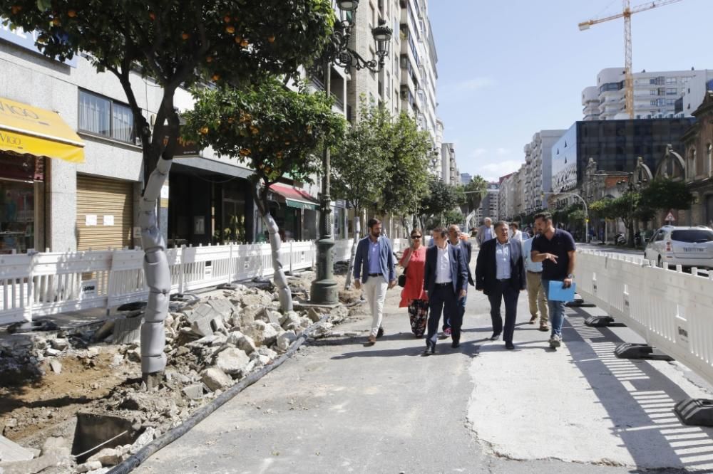 Así avanzan las obras de humanización de García Barbón