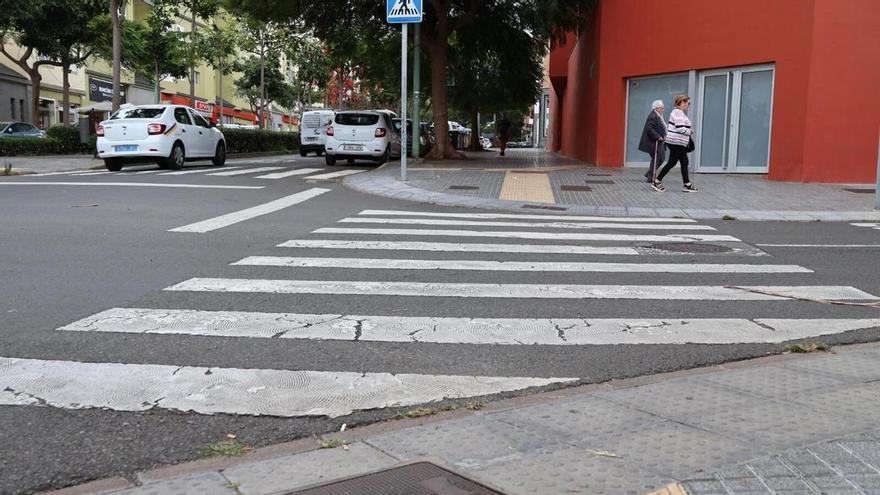 Tamaraceite mejora su accesibilidad en estas dos calles con un nuevo itinerario peatonal adaptado