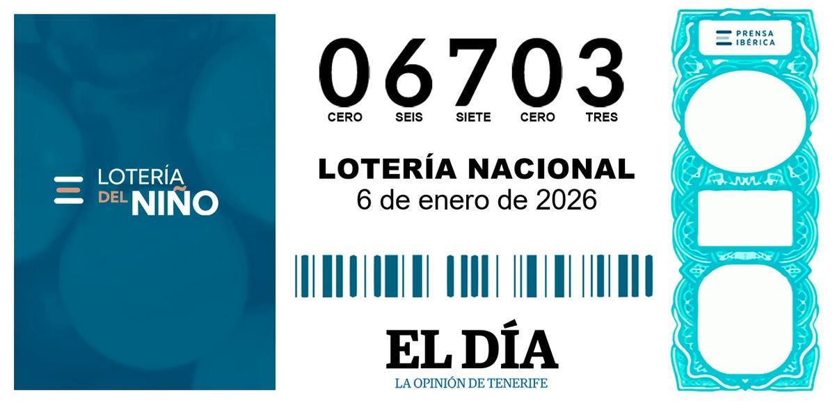 Décimo ganador de la Lotería del Niño 2026