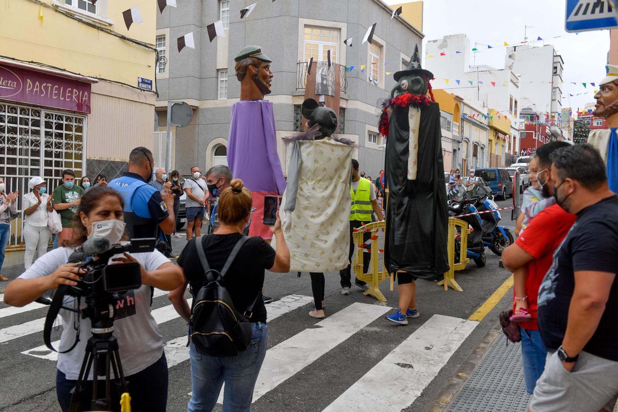 Pasacalles anunciador de las fiestas del Carmen en La Isleta (06/07/2021)