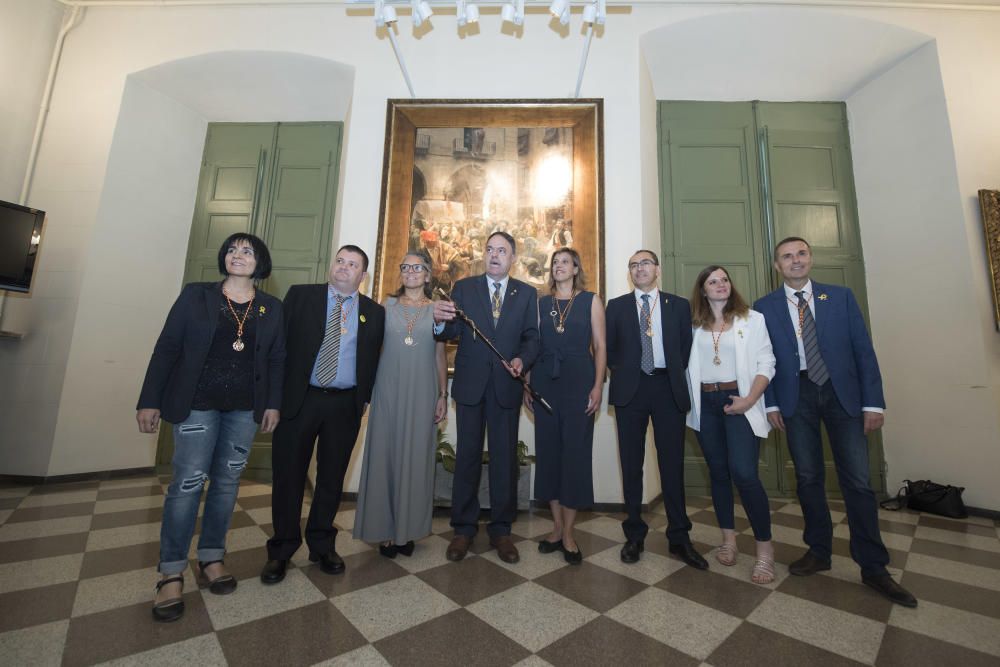 Valentí Junyent pren per tercer cop la vara d'alcalde de Manresa