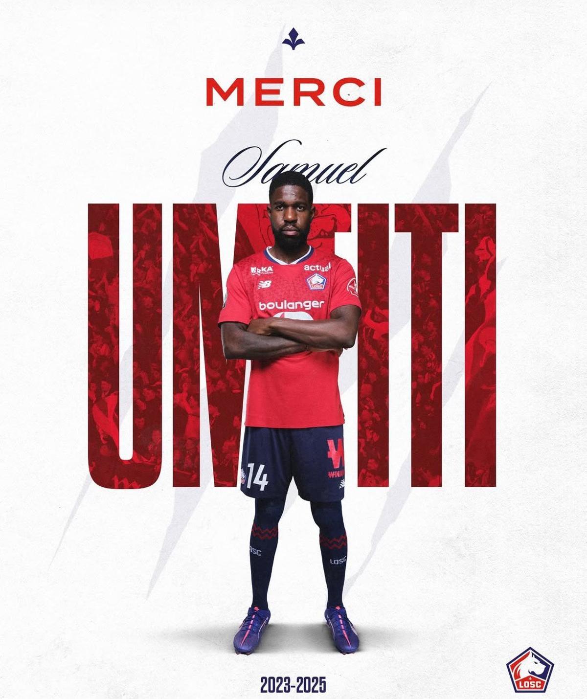Umtiti abandona el Lille