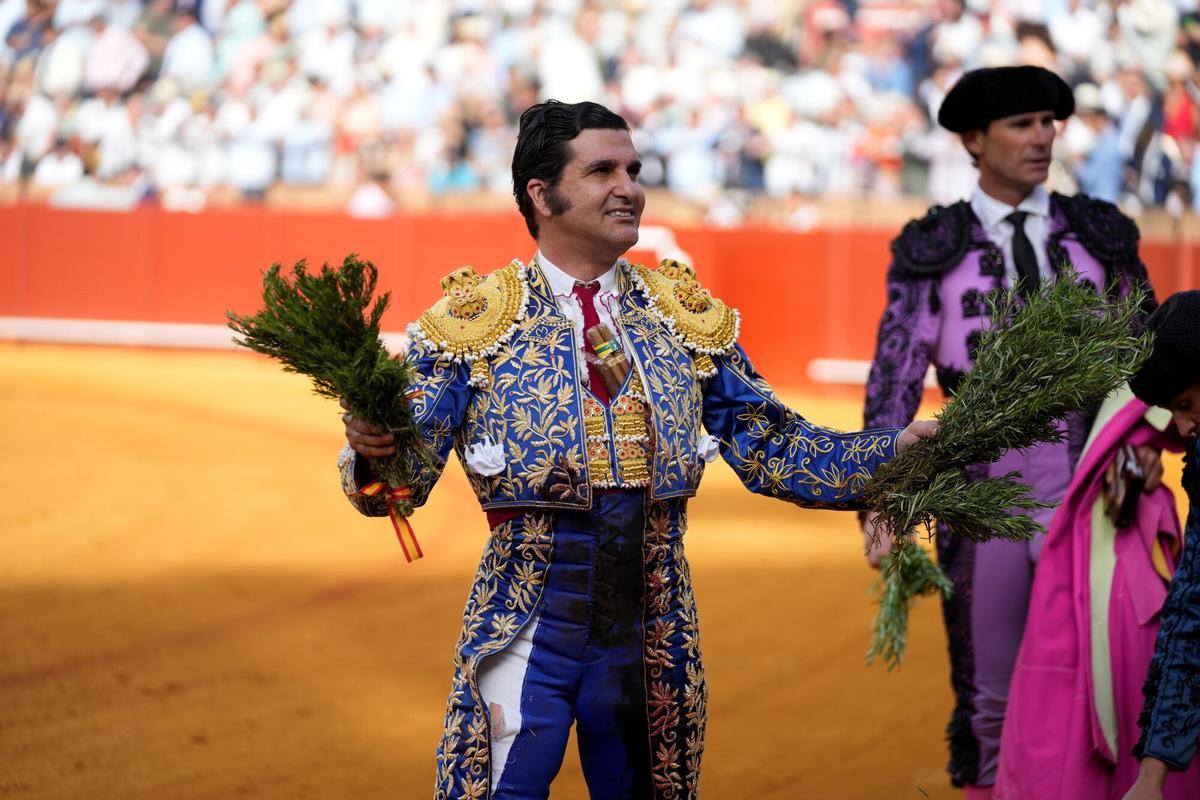 Morante de la Puebla en la décima corrida de la Feria de Sevilla de 2026.