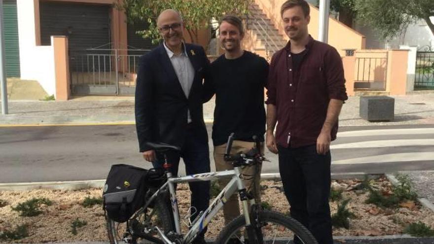 L&#039;alcalde i el creador del Pla Director de la Bicicleta.