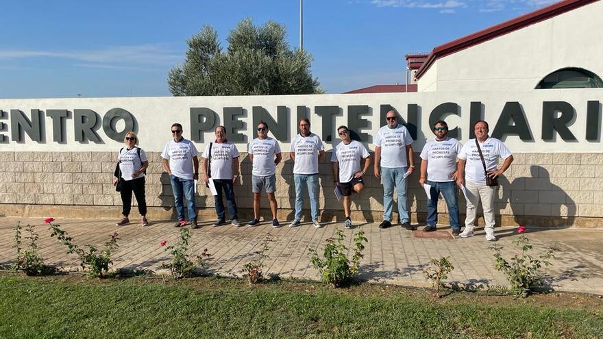 Imagen de la protesta en la cárcel de Villena.