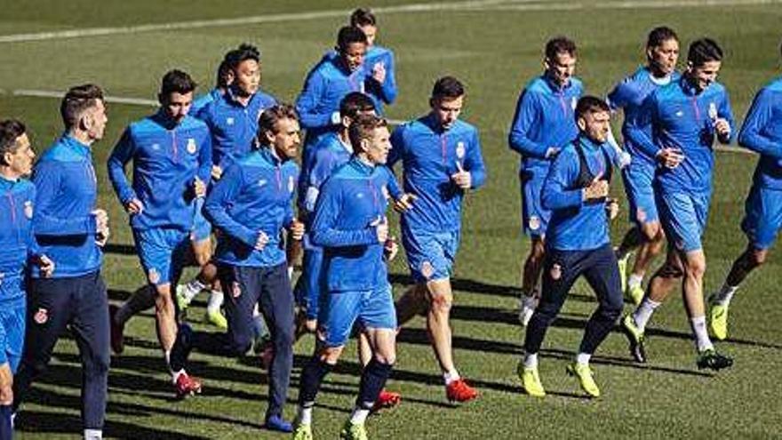 El Girona realitza l&#039;entrenament previ a Montilivi.