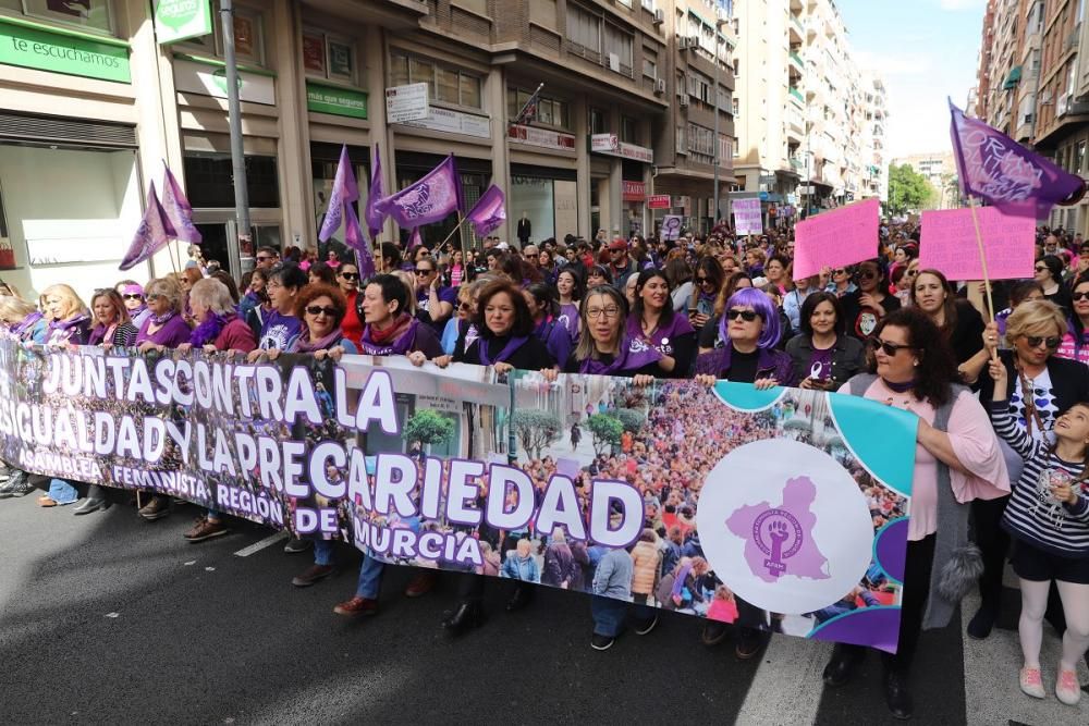 8M en Murcia: Manifestación de la mañana