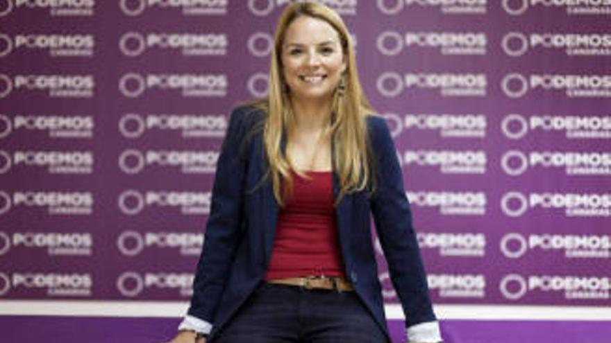 Santana no se presentará a la reelección como secretaria general de Podemos Canarias