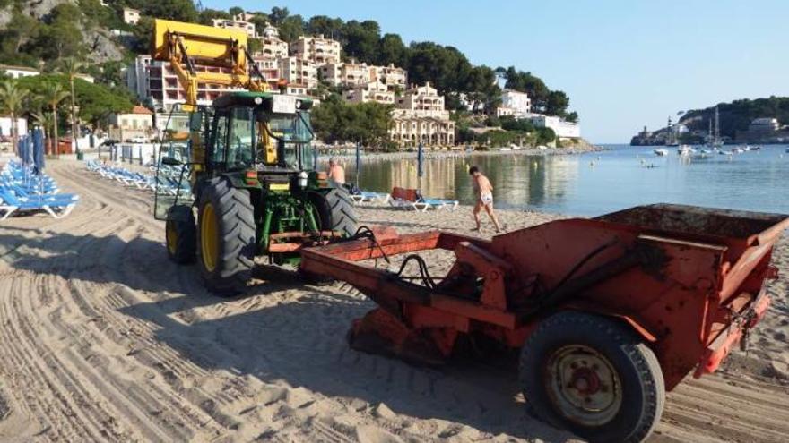 Neue Maschine scheitert beim Reinigen der Sóller-Strände