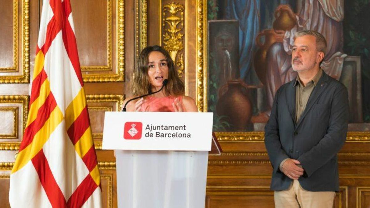 Marta Salicrú y Jaume Collboni