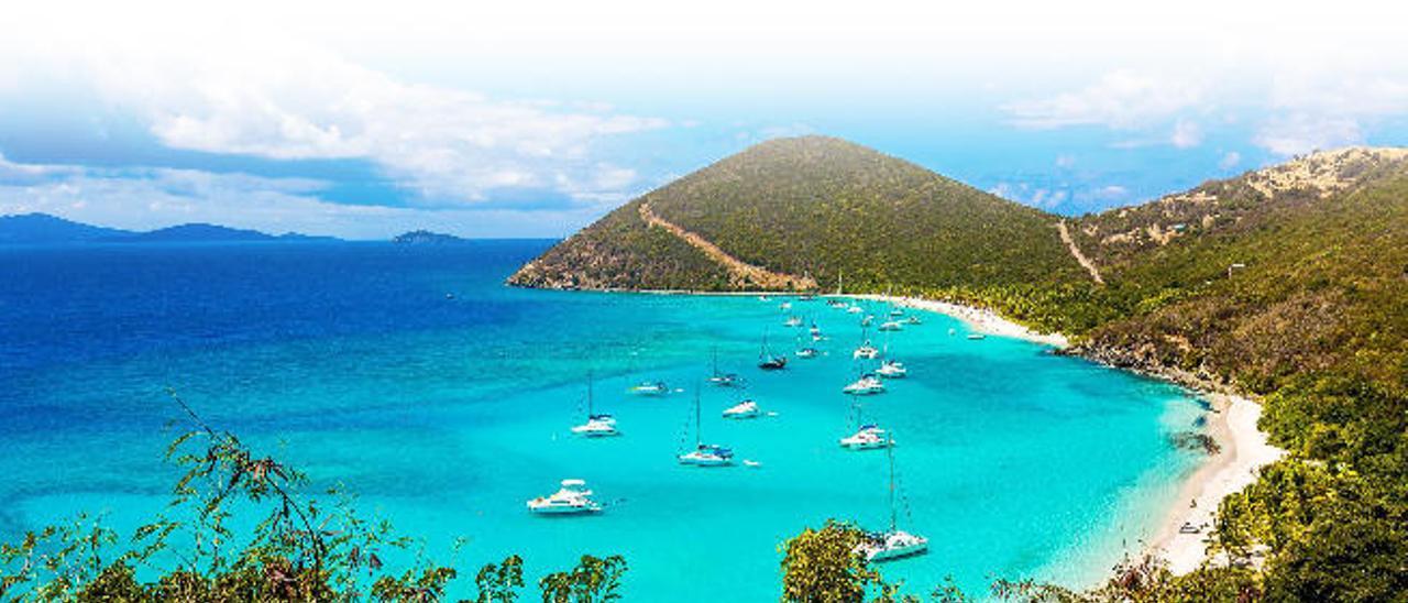 La bahía de Jost Van Dyke, cuyo nombre proviene de un famoso corsario.