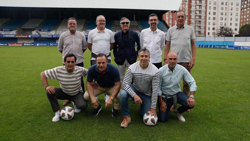 El Avilés homenajeará a la plantilla del último ascenso a Segunda