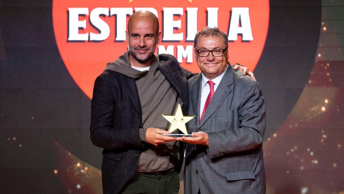 Pep Guardiola, en la gala de las Estrellas: Si fuera imprescindible, volvería, pero no es el caso