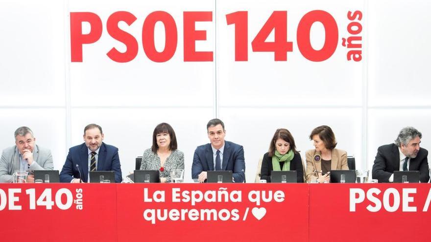 Comisión ejecutiva del PSOE.