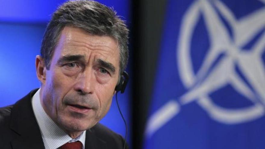 El secretario general de la OTAN, Anders Fogh Rasmussen.