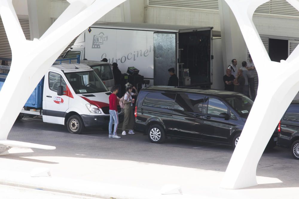 La serie de HBO 'Westworld' rueda en la Ciudad de las Artes y las Ciencias